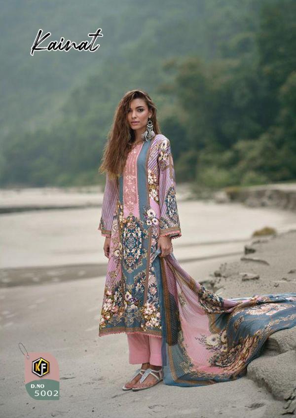 Keval Kainat 5 Luxury Lawn Collection Karachi Dress Material